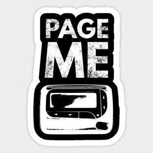 Page me Sticker